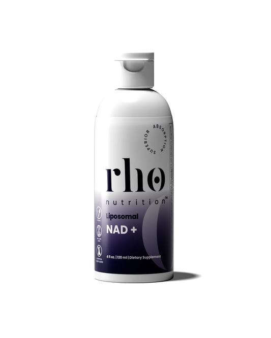 Rho Nutrition Liposomal NAD+ – Liquid Supplement Designed to Help Support Absorption – Active Form of NAD+ Helps Support Normal Cellular Health, Healthy Aging, Energy Metabolism and Overall Vitality